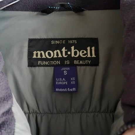 old mont-bell down jacket
