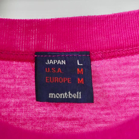old mont-bell print Tee