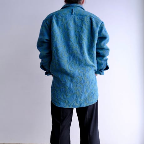 N.C.  "O.F SHIRT"  vintage U.S fabric