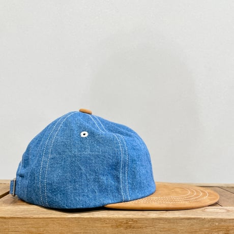THE FACTORY MADE × HIGE LEATHER LONGBILL CAP