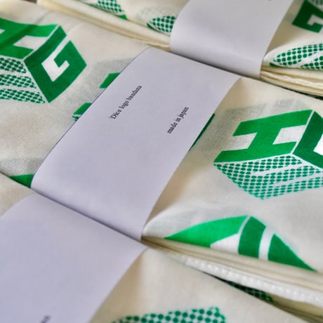 Dice logo bandana scarf