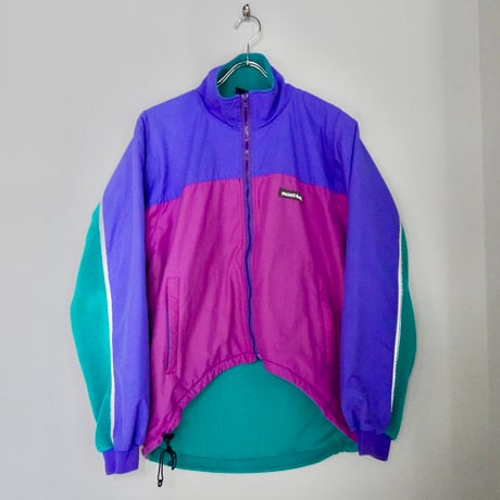 old mont-bell nylon fleece switching jacket