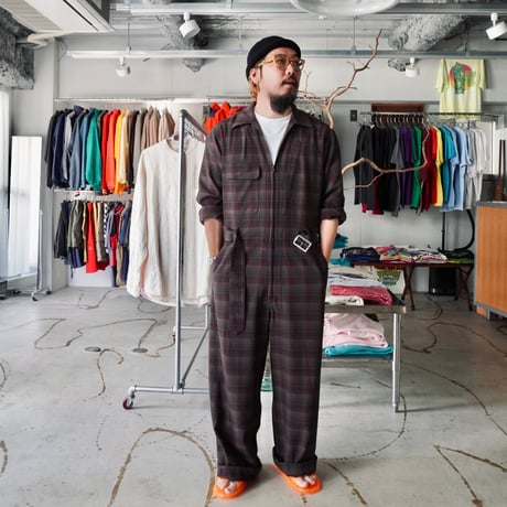 N.C.  "A.R SUIT"  brown plaid