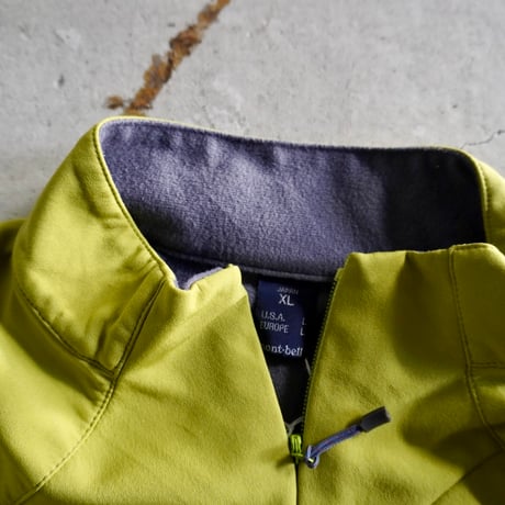 old mont-bell soft shell jacket cycling