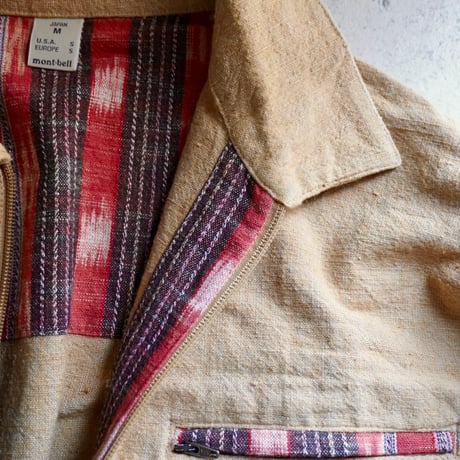 old mont-bell Guatemala zip shirt