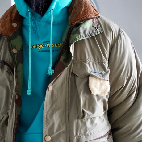 old mont-bell fishing jacket reversible
