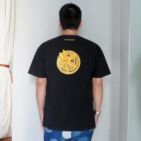 old mont-bell good print Tee