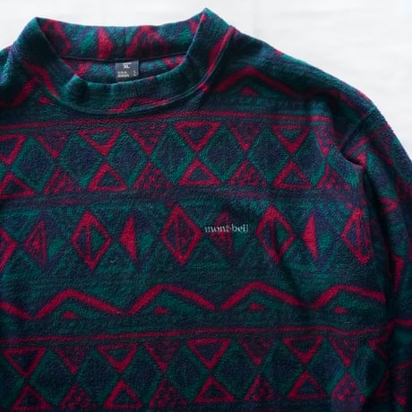 old mont-bell all pattern fleece