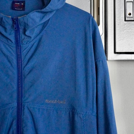 old mont-bell zip hoodie jkt