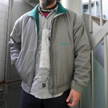 old mont-bell nylon fleece jacket