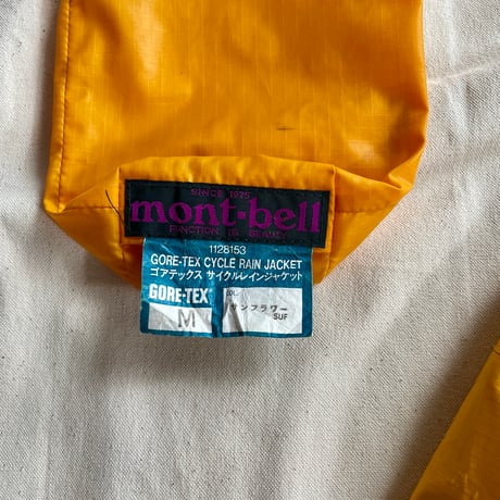 old mont-bell GORE-TEX jacket cycling