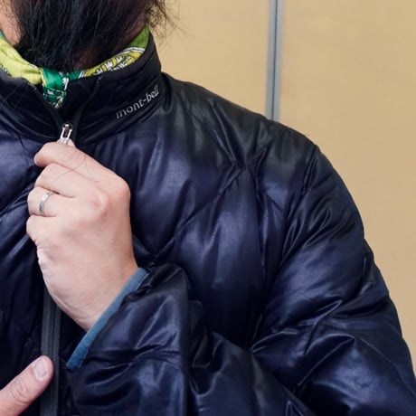 old mont-bell lightweight down jkt  black