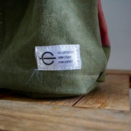 THE CORE OF THINGS × N.C reversible pouch bag stencil  6