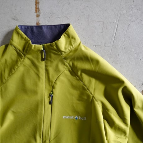 old mont-bell soft shell jacket cycling