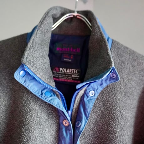 old mont-bell fleece half zip P/O