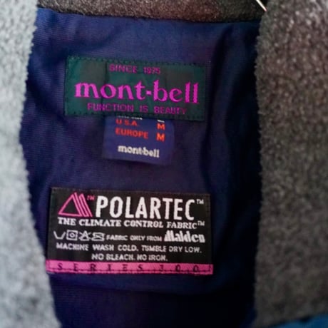 old mont-bell fleece half zip P/O