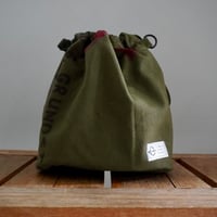 THE CORE OF THINGS × N.C reversible pouch bag stencil  4