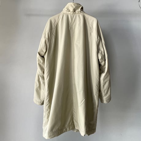 old mont-bell nylon fleece coat cream