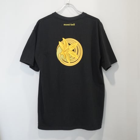 old mont-bell good print Tee
