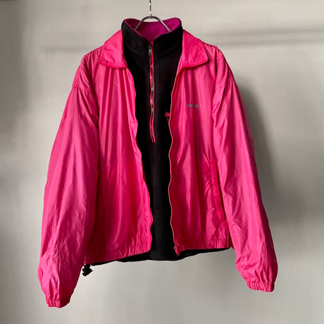 old mont-bell fleece with nylon jkt