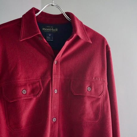 old mont-bell fleece shirt
