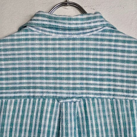 old mont-bell  Guatemalan Hand Woven shirts S/S