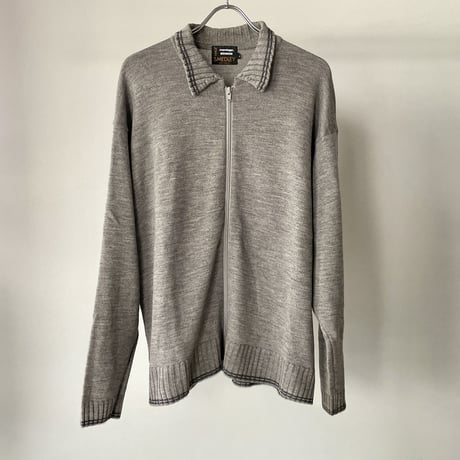 JOHN SMEDLEY zip cardigan
