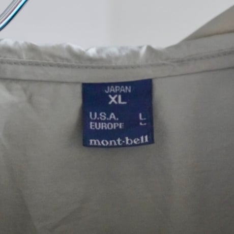 old mont-bell nylon anorak