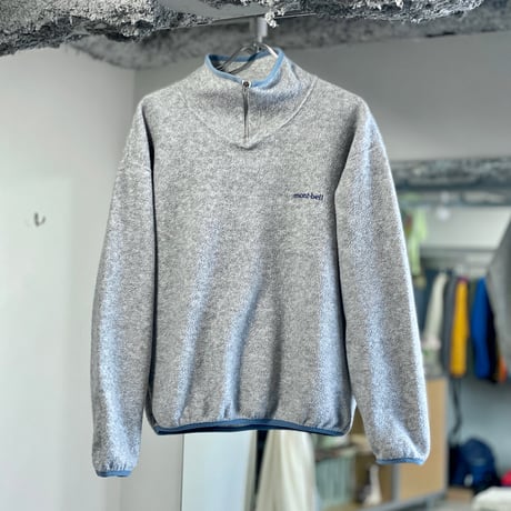 old mont-bell  half zip fleece P/O