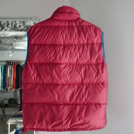 old mont-bell down vest  reversible