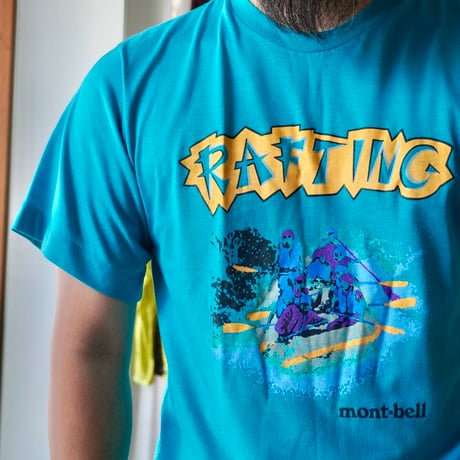 old mont-bell print Tee
