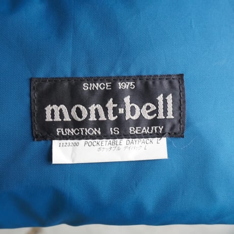 old mont-bell pocketable day pack  Blue