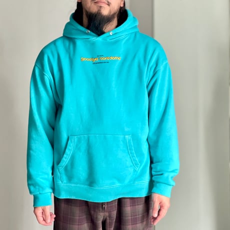 N.C.  "Goodbye Boredom"  HOODIE blue