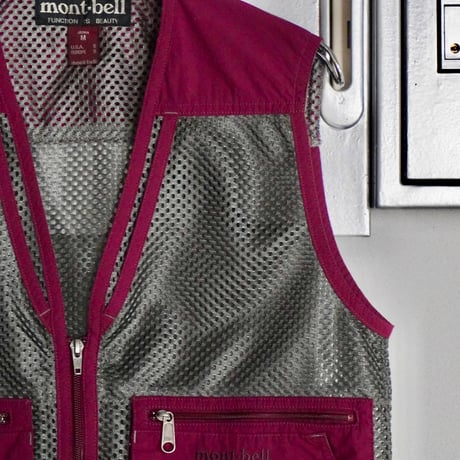 old mont-bell mesh vest