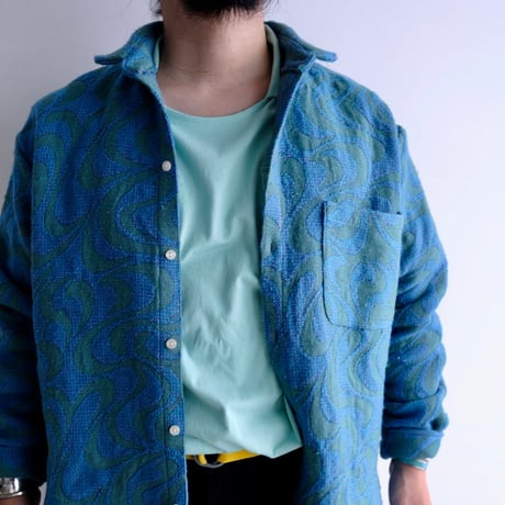 N.C.  "O.F SHIRT"  vintage U.S fabric