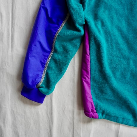 old mont-bell nylon fleece switching jacket