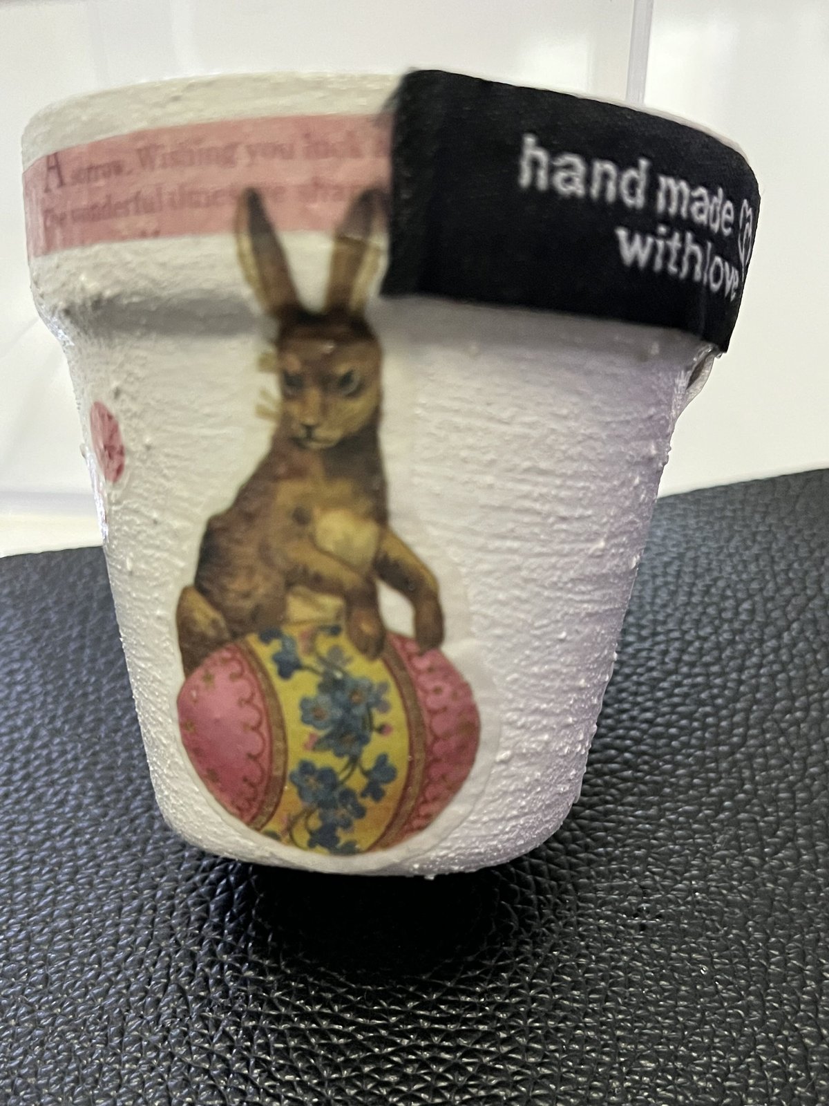 ガーデン雑貨 リメ鉢アニマル柄デコパージュ4点セット | koume