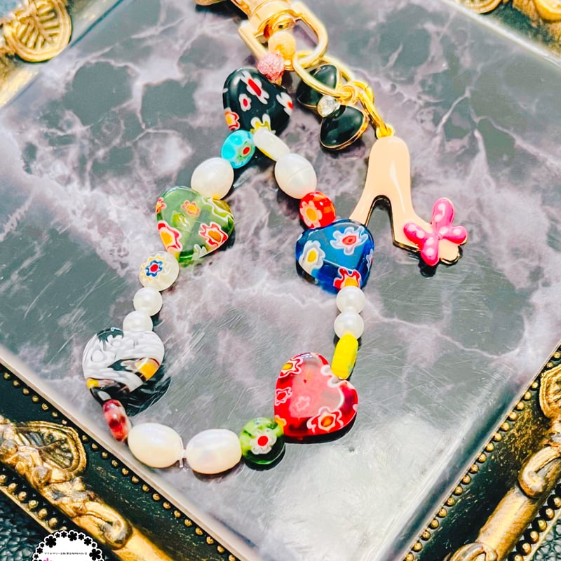 大人かわいい天然石♡小悪魔風チャーム 大人かわいい天然石♡小悪魔風チャーム