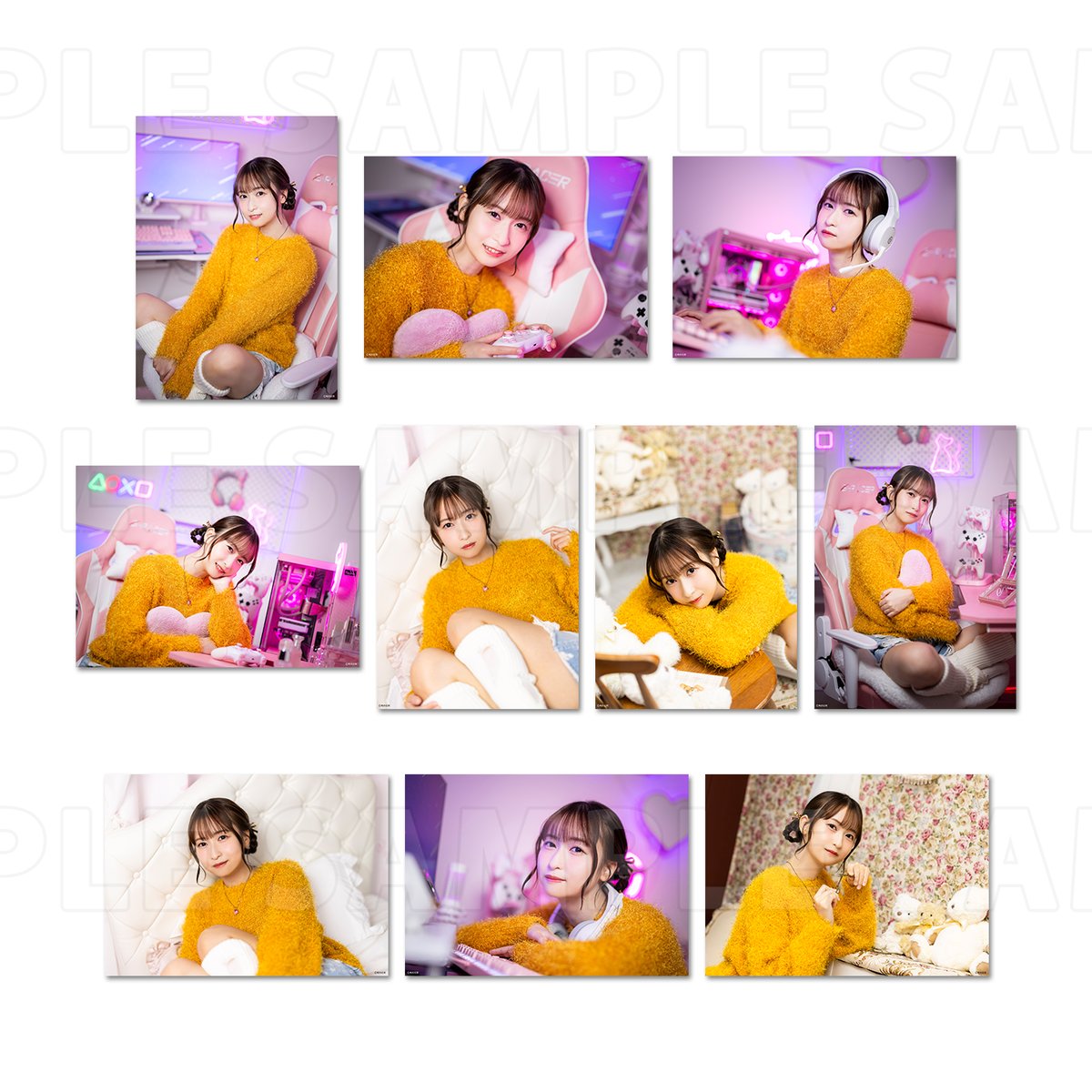 花岩香奈 トレーディング2Lブロマイド（4枚1セット） | 梅澤めぐ・紫月