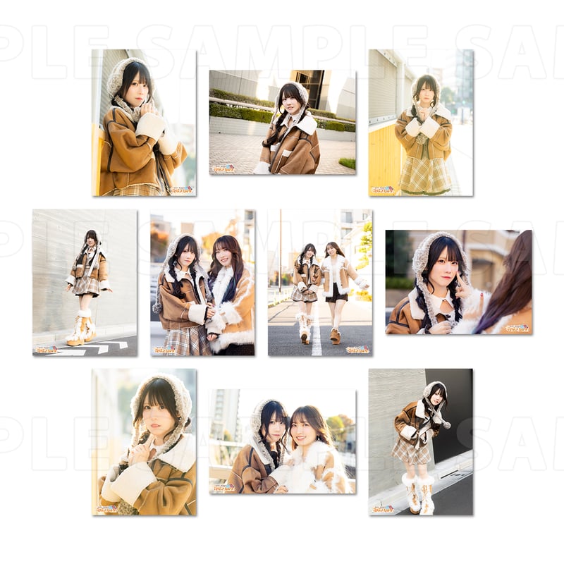 梅澤めぐ トレーディング2Lブロマイド（4枚1セット） | 梅澤めぐ・紫月