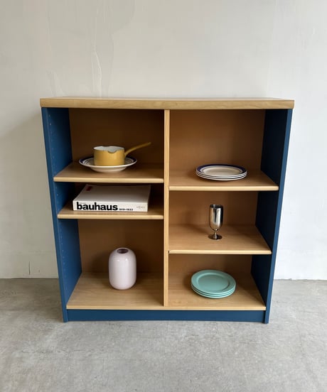 Wood Blue Shelf