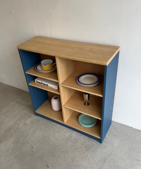 Wood Blue Shelf