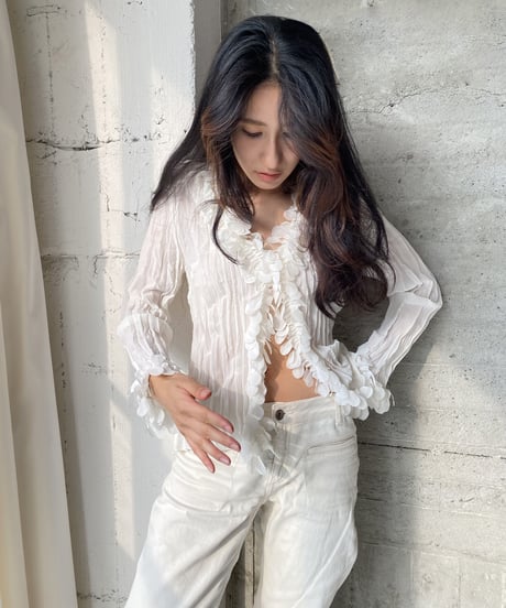 Frill Pleats Shirts