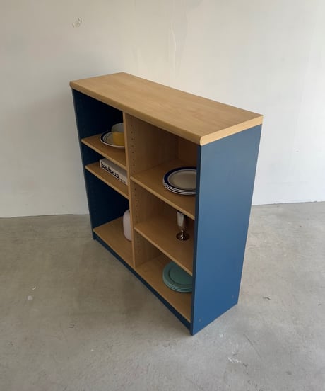 Wood Blue Shelf