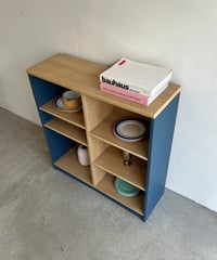 Wood Blue Shelf