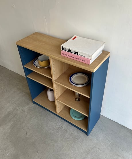 Wood Blue Shelf