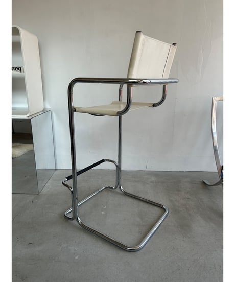 Mart Stam, Mid Century Cantilever Barstool