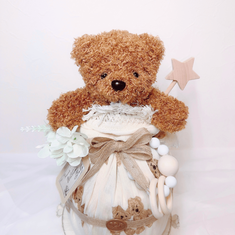 オムツケーキ ＜Stuffed Bear＞ | Baby♡Kids Komorebi