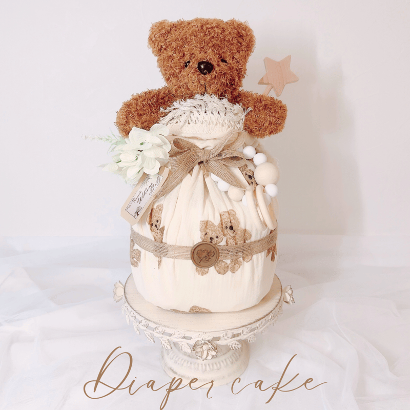 オムツケーキ ＜Stuffed Bear＞ | Baby♡Kids Komorebi