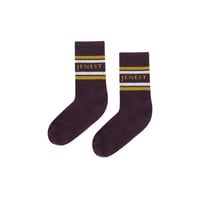 【JENEST】JENEST SOCKS - PLUM BORDEAUX